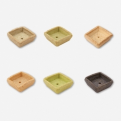 TARTELLETTA TRENDY QUADRATA ASSORT. GASTRONOMICA PZ168 MM45x45