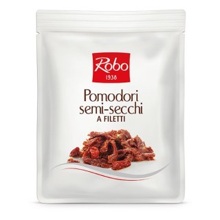 POMODORI SEMI-SECCHI A FILETTI IN OLIO PESO NETTO 1100GR