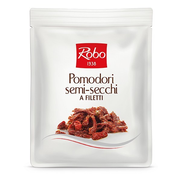 POMODORI SEMI-SECCHI A FILETTI IN OLIO PESO NETTO 1100GR