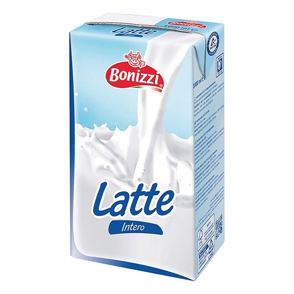 LATTE BONIZZI INTERO UHT IN BRICK DA LT 1