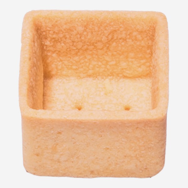 Tartellette elite quadrate con burro 30x30mm (108 PZ)