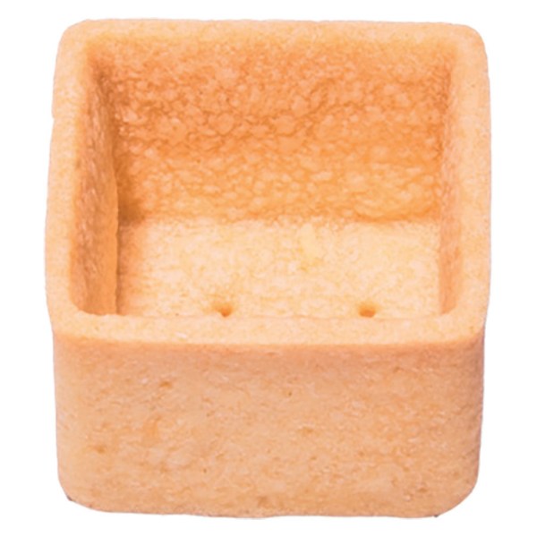 Tartellette elite quadrate con burro 30x30mm (108 PZ)