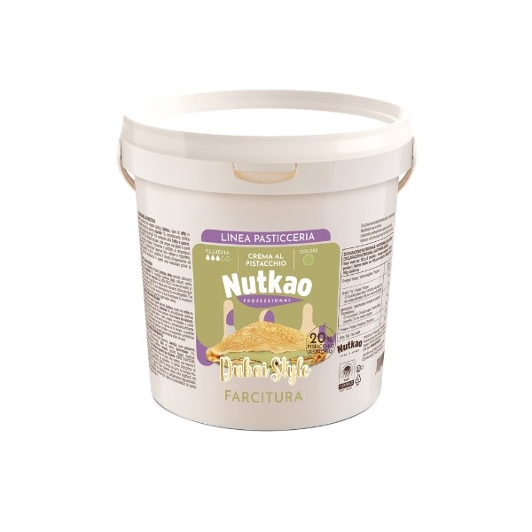 CREMA PISTACCHIO 20% + KATAIFI 5% DA FARCITURA DA KG 3