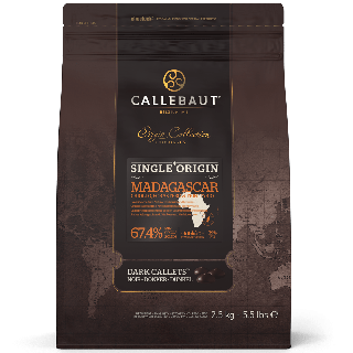 *COPERTURA CIOCCOLATO MADAGASCAR FOND.67% PURE ORIGINE CALLETS