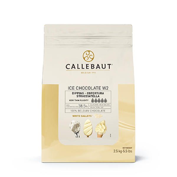 CIOCCOLATO ICE BIANCO PER GELATERIA IN CALLETS