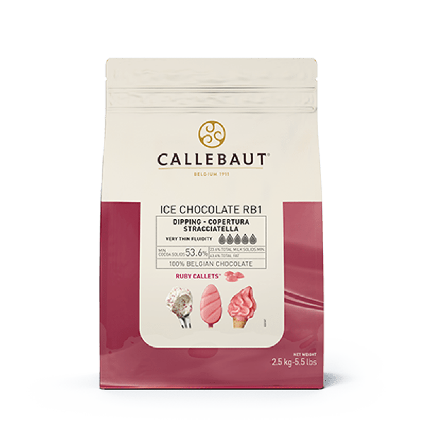 *CIOCCOLATO ICE RUBY PER GELATERIA IN CALLETS