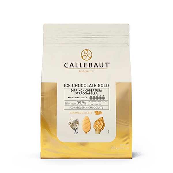 CIOCCOLATO ICE GOLD PER GELATERIA IN CALLETS