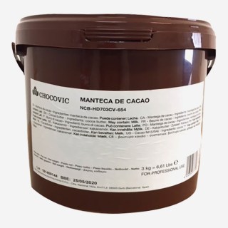 BURRO DI CACAO IN PASTIGLIE IN CONFEZIONE DA KG 3