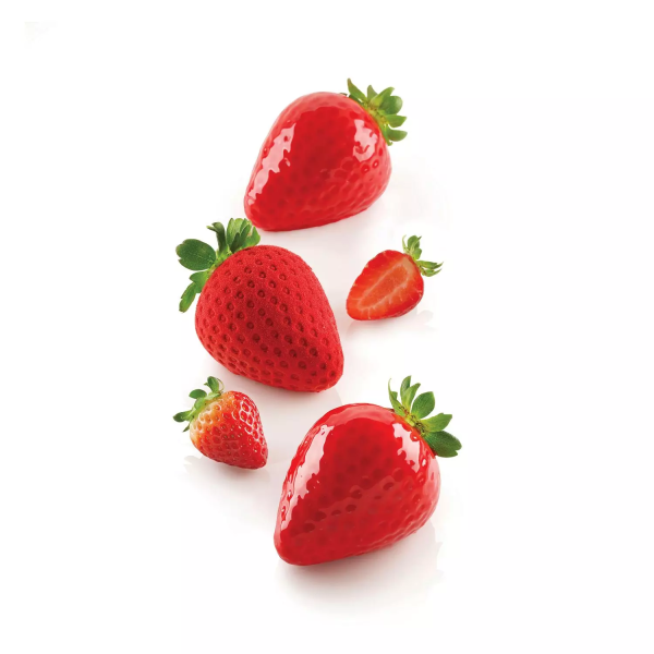 STAMPO FRUTTA REALISTICA  FRAGOLA 120  60X77X54 - 5 CAVITA'