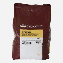 *CIOCCOLATO ARACAS FONDENTE FINE 66% IN PASTIGLIE DA KG 5
