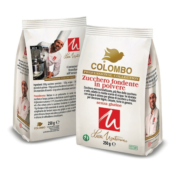 ZUCCHERO FONDENTE LINEA MONTERSINO SCATOLA DA 7 BUSTINE DA 250GR