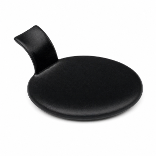 PIATTINI NERI CIRCOLARI CON MANICO DIAM 10CM PZ 100 (DB53N)