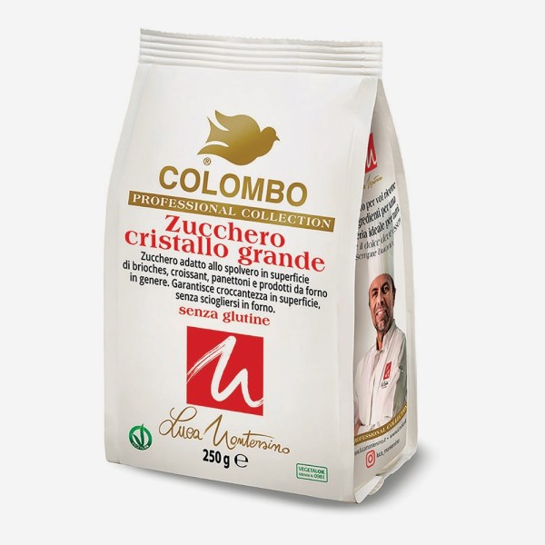 *ZUCCHERO CRISTALLO GRANDE MONTERSINO SCATOLA 7 BUSTINE DA 250 G