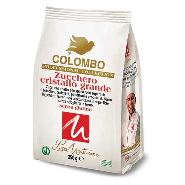*ZUCCHERO CRISTALLO GRANDE MONTERSINO SCATOLA 7 BUSTINE DA 250 G