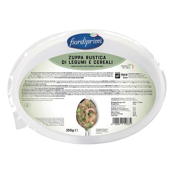 Zuppa Rustica Cereali Legumi Surgelata 4 x 350 g