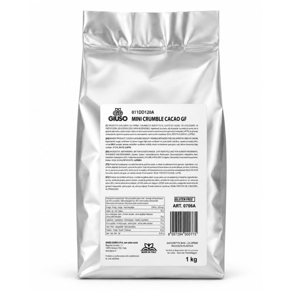MINI CRUMBLE CACAO GLUTEN FREE DA KG 1 (011DG120A)