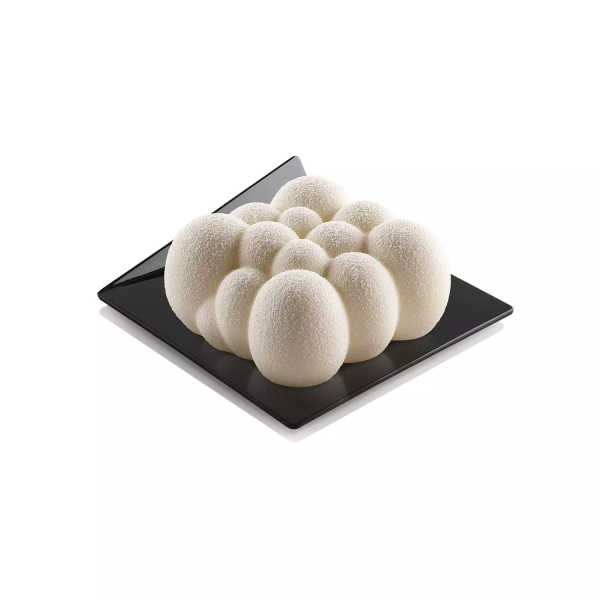 PIATTINI NERI QUADRATI CON MANICO 83X83MM PZ 100