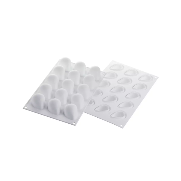 STAMPO FRUTTA REALISTICA  FRAGOLA 30  48X37X33 MM - 15 CAVITA'