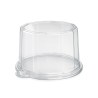 COPERCHI PER VASSOI GLITTER 10,5 CM TRASPARENTI H 8 CM PZ 50