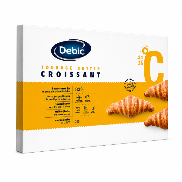 Burro Croissant Tourage 82% 10 kg