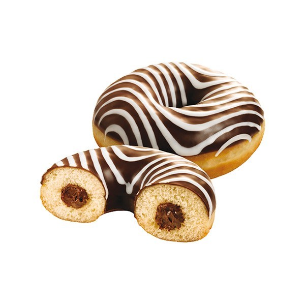 Donut Zebrato Cioccolato Surgelato 48 pz