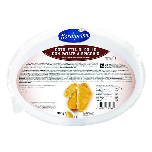 Cotoletta di Pollo Patate Surgelata 4 x 300 g