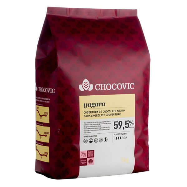 Cioccolato Yagara Fondente 59% in Pastiglie 5 kg