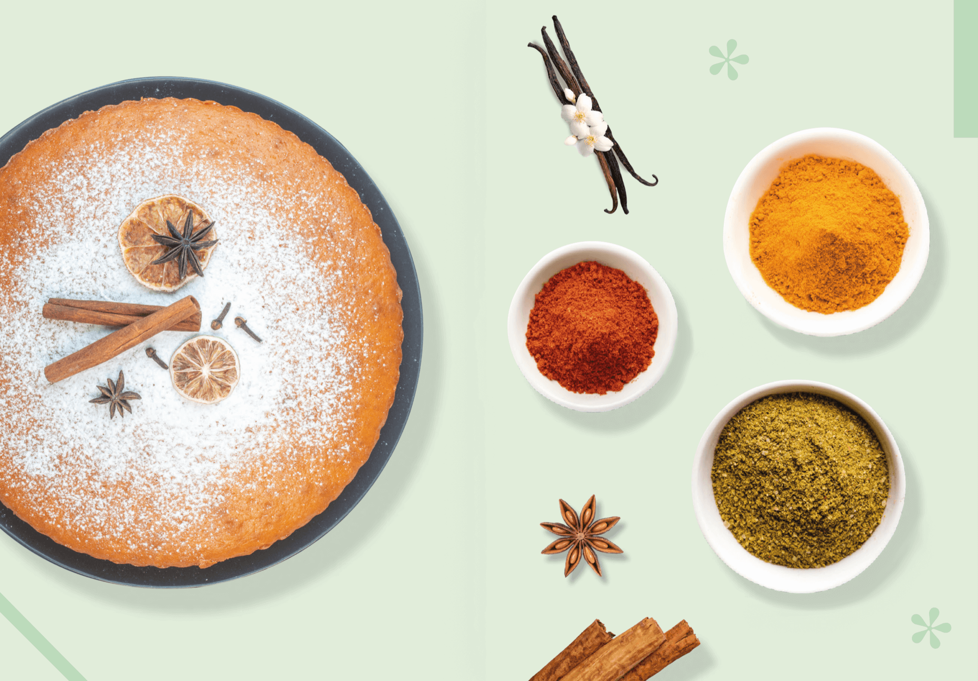 Aromi e Spezie per pasticceria | DOLCINGREDIENTS