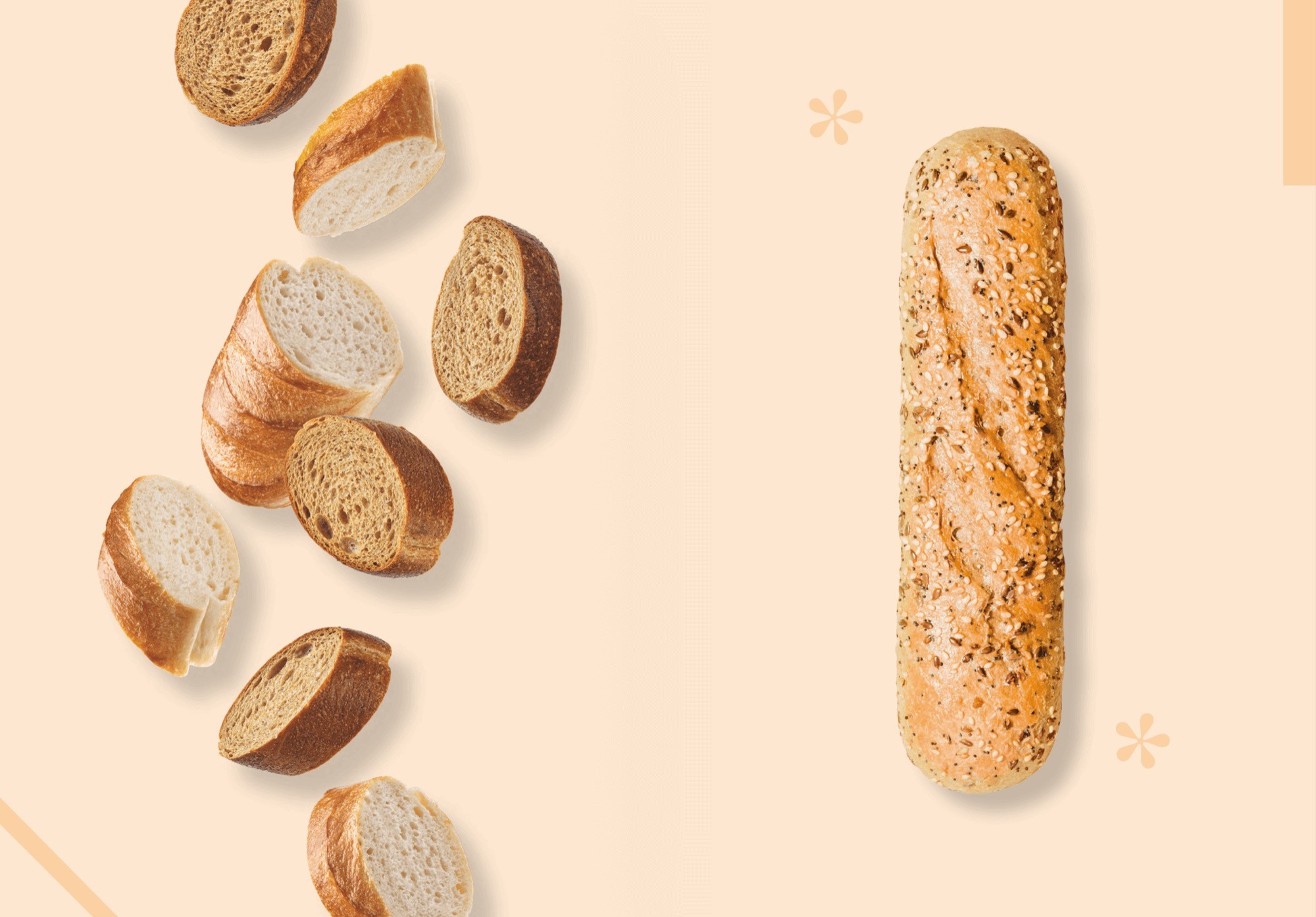 Pane surgelato - pezzi grandi